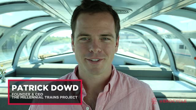 Coca-Cola Millennial Trains — Patrick Dowd on board